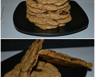 Kæmpe chocolate chip cookies