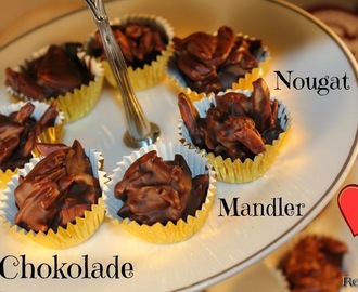 #9. december - praliner med chokolade, nougat og mandler