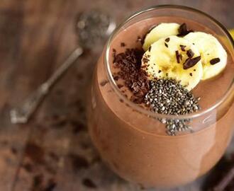 Chia-banan-chokolademousse