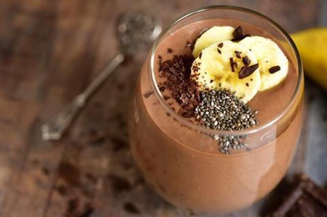 Chia-banan-chokolademousse