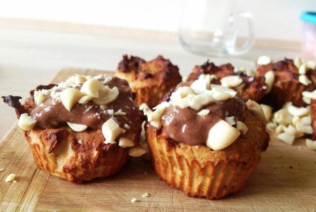 Peanut power protein muffins!