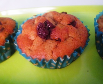 Bananmuffins med Chokolade