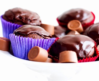 Chokolade muffins med center