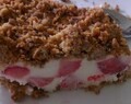 Frossen jordbær cheesecake