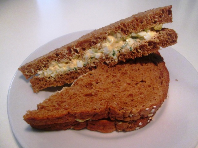 Sandwich med Æggesalat