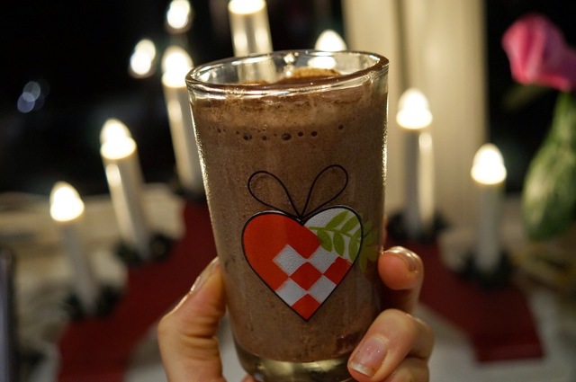 Banana Christmas Milkshake med proteiner - 20 december