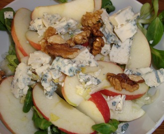 Æblesalat med blue cheese