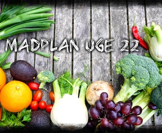 Madplanen for uge 22