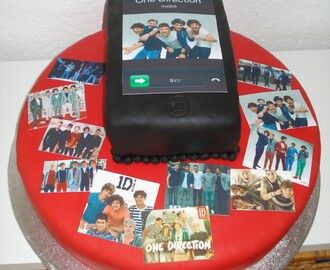 One Direction kage med Iphone