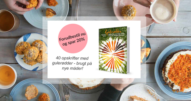 Forudbestil Gulerodsbogen nu og spar 20% og fragt