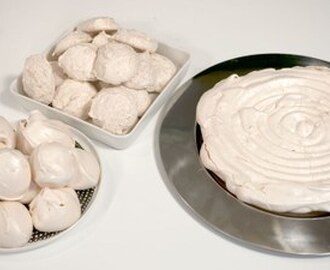 Marengs - bunde - Kyskager - kokostoppe - pavlova