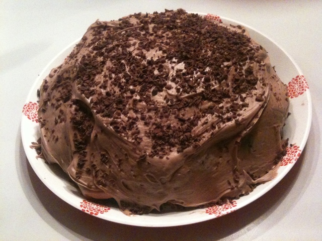 Chokoladekage med chokoladecreme