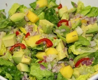 Mangosalat med avocado