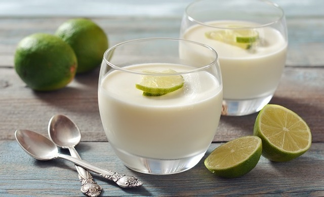 Panna Cotta med lime