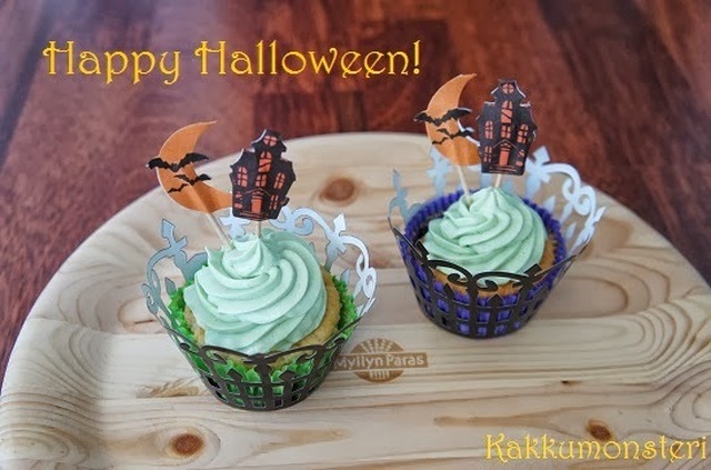 Halloween cup cakes