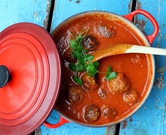 Albondigas en Chipotle de Doña Blanca