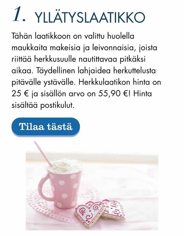 Herkkuyllätystä vai Fit-yllätystä? Smaskensöverraskning eller Fitöverraskning?