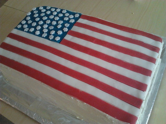 Amerikanlippu- kakku