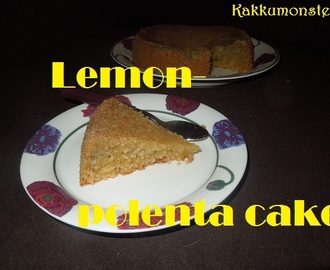 Lemon polenta cake (G)