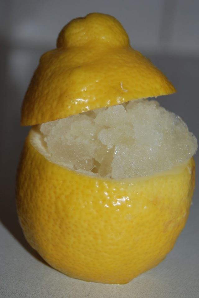 Sorbetto al limone - sitruunasorbetti