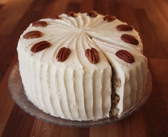 Maple and Pecan Layer Cake
