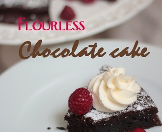 Jauhoton suklaakakku / Flourless chocolate cake