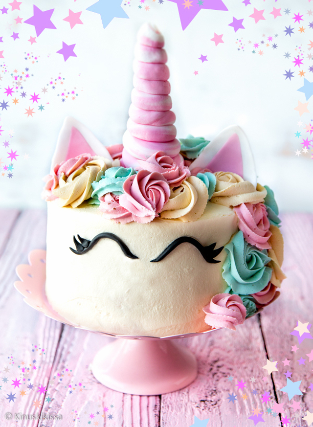 Yksisarviskakku – Unicorn-kakku