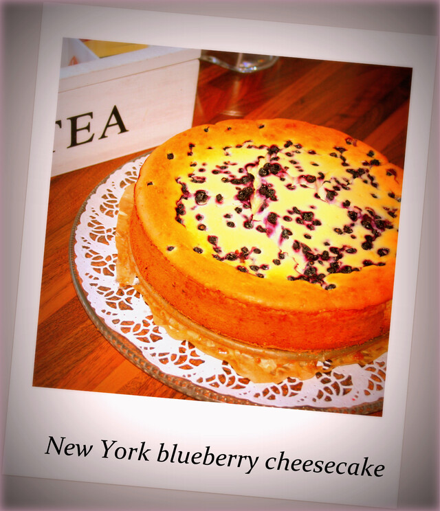 Leilas New York blueberry cheesecake