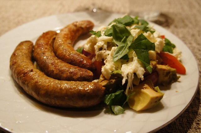 Home made sausages