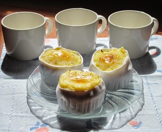 Creme brulee cup cakes
