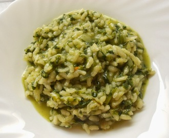 Risotto agli spinaci - pinaattirisotto