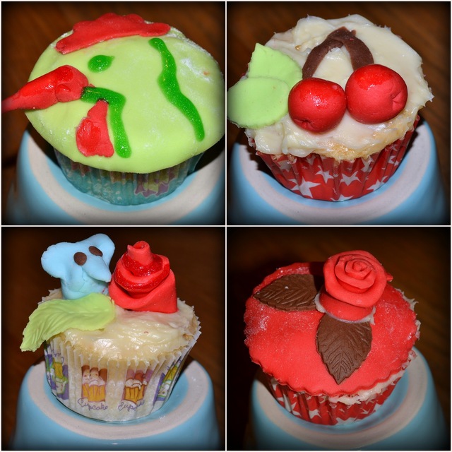 CupCakes with SugarPaste