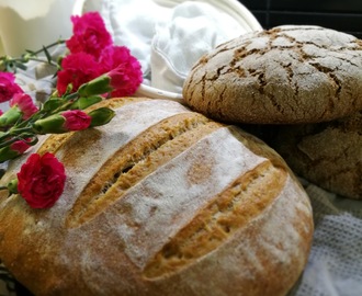 Speltti-hapanjuurileipä