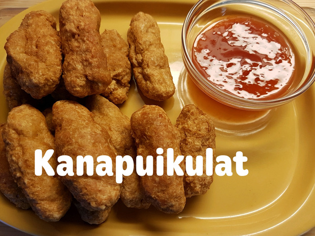 Kanapuikulat - kananjauhelihasta