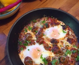 Huevos rancheros eteläafrikkalaisittain