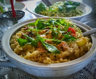 Kanttarelli-tattirisotto