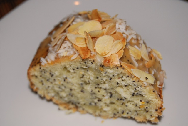 Orange Poppy Seed  Pound Cake