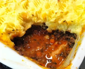 Sheperd's pie - jauhelihaperunalaatikko