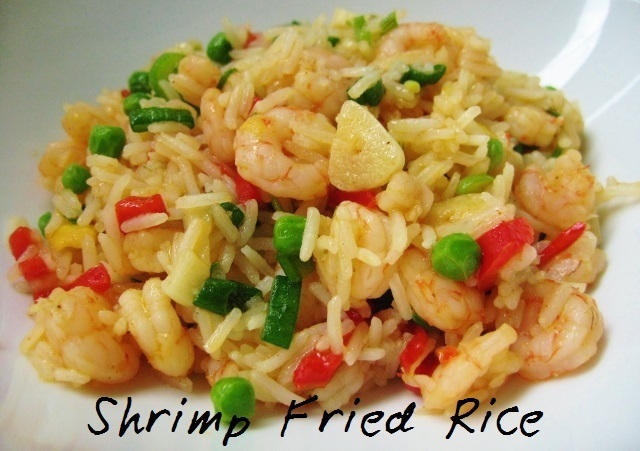 Paistettua Riisiä & Katkarapuja (Shrimp Fried Rice)
