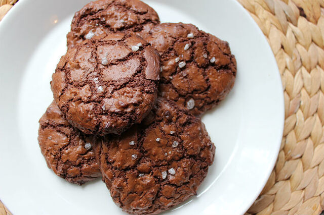 Triplasuklaa-Merisuola Cookies