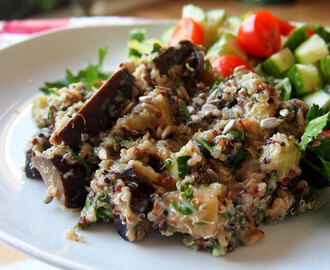 Reseptit: Munakoiso-kvinoa salaatti (vege, gluteeniton)