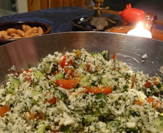 Kokonaan tuore tabouleh