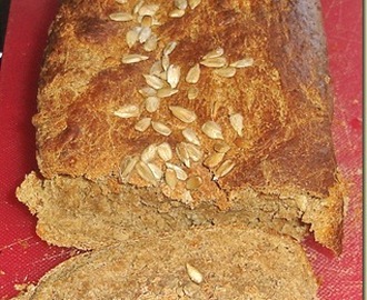 Idätetystä vehnästä tehtyä leipää ja vieraspostailu