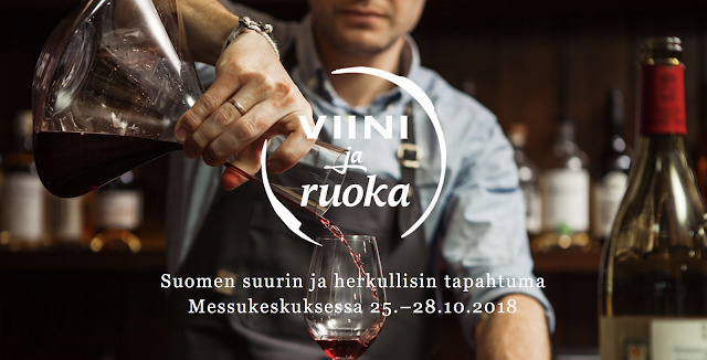 Viini ja Ruoka lippuarvonta sekä Vuoden Viini ehdokkaat