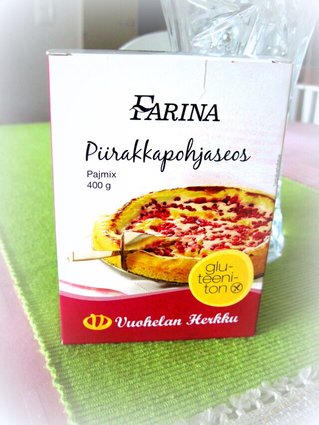 Marjapiirakkaa pitkästä aikaa..!