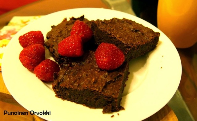 Ihanat ja helpot browniet / Terveelliset browniet (gluteenittomat)