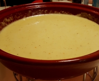 Juustofondue – cheese fondue