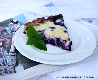 Oh, Blueberry Pie! - ihana, helppo mustikka-mascarponepiirakka
