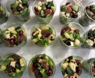 Hedelmäinen viikuna-juustosalaatti/ Fruity Vig-Cheese Salad