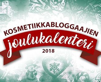 Kosmetiikkabloggaajien joukukalenteri tulee taas